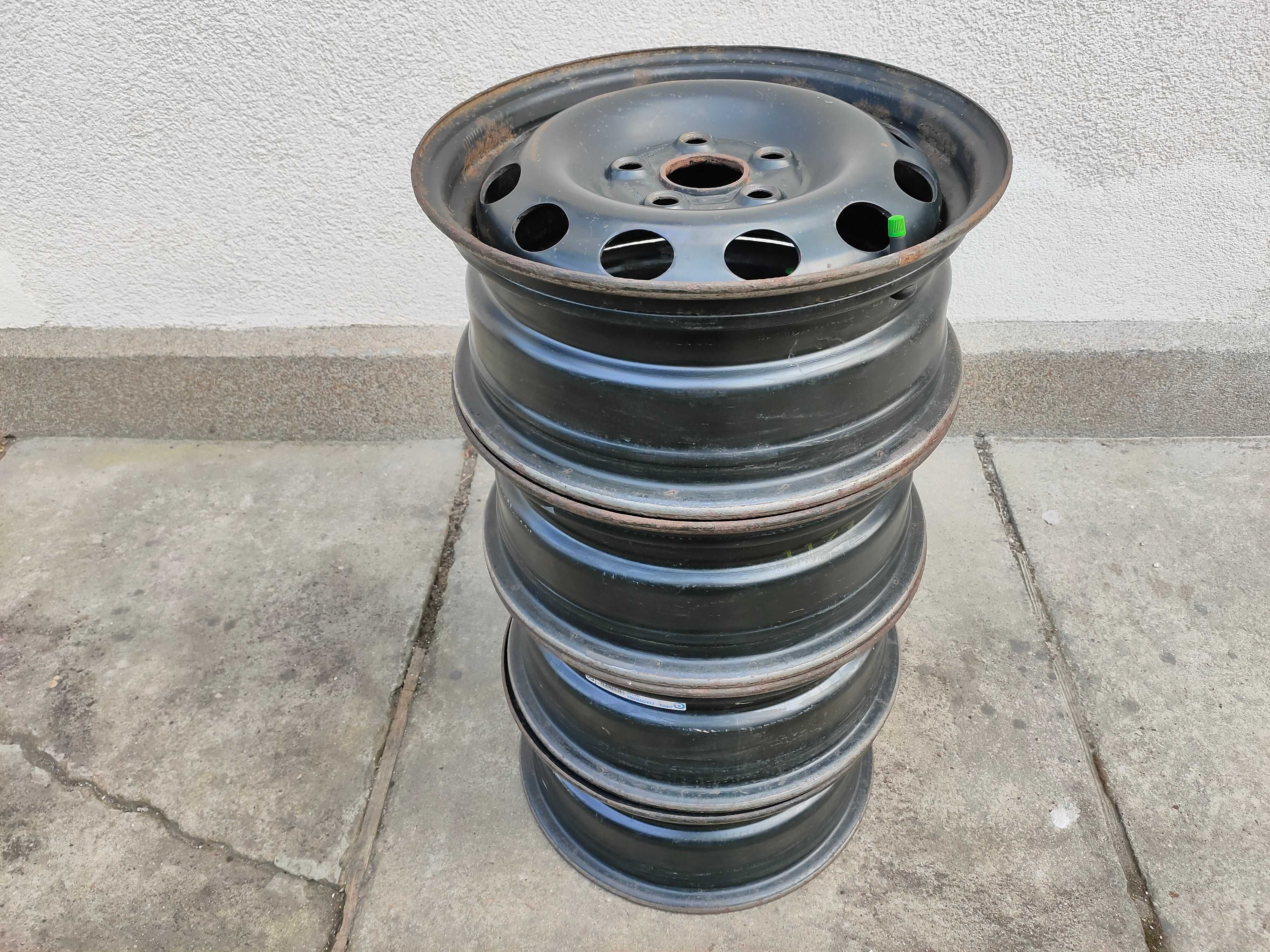 Felgi stalowe 6J 15” 5x112 ET55 Ford / Seat / Volkswagen, komplet