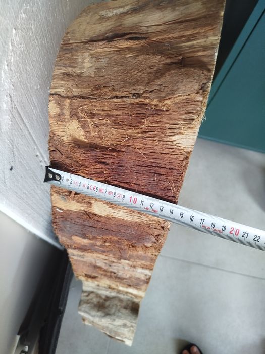 Plaster drewna bukowego grube stolik