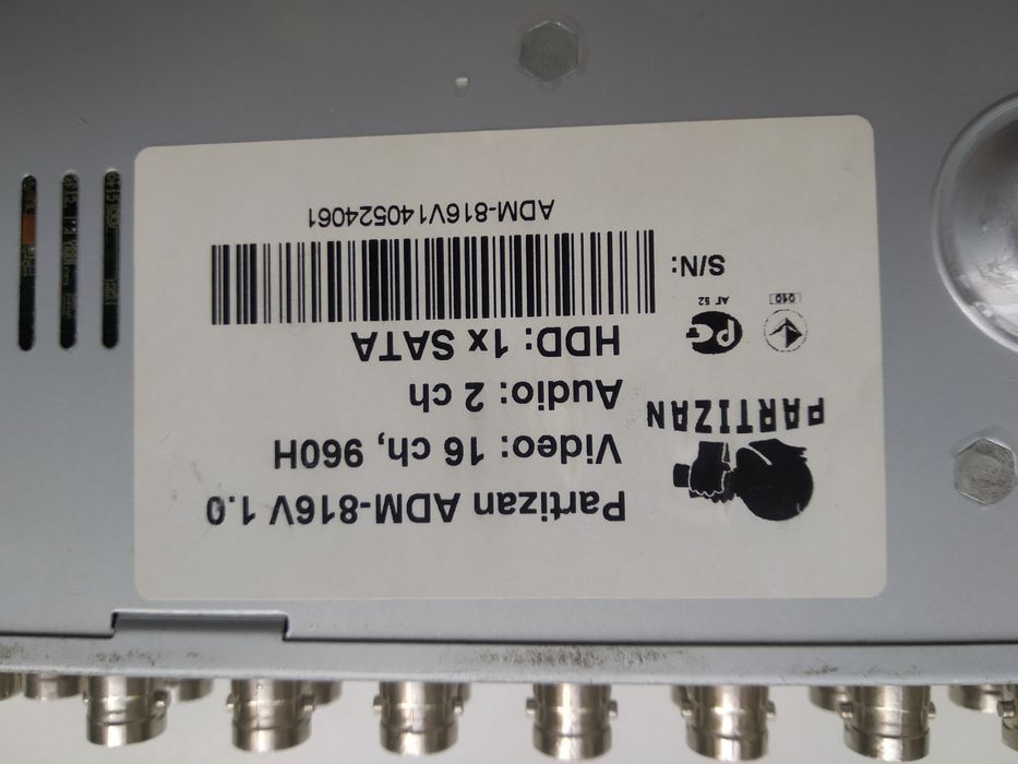 Регистратор Partizan ADM-816V 1.0