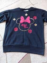 Nowa czarna bluza damska Minnie Mouse Disney S 36