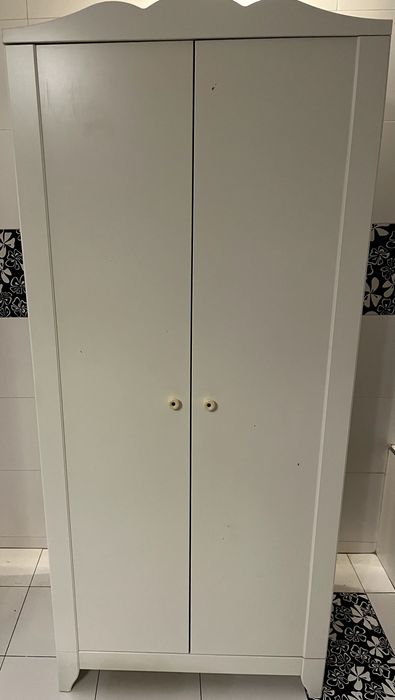 Szafa Dziecięca Ikea SMAGÖRA Szafa, biały, 80x50x187 cm