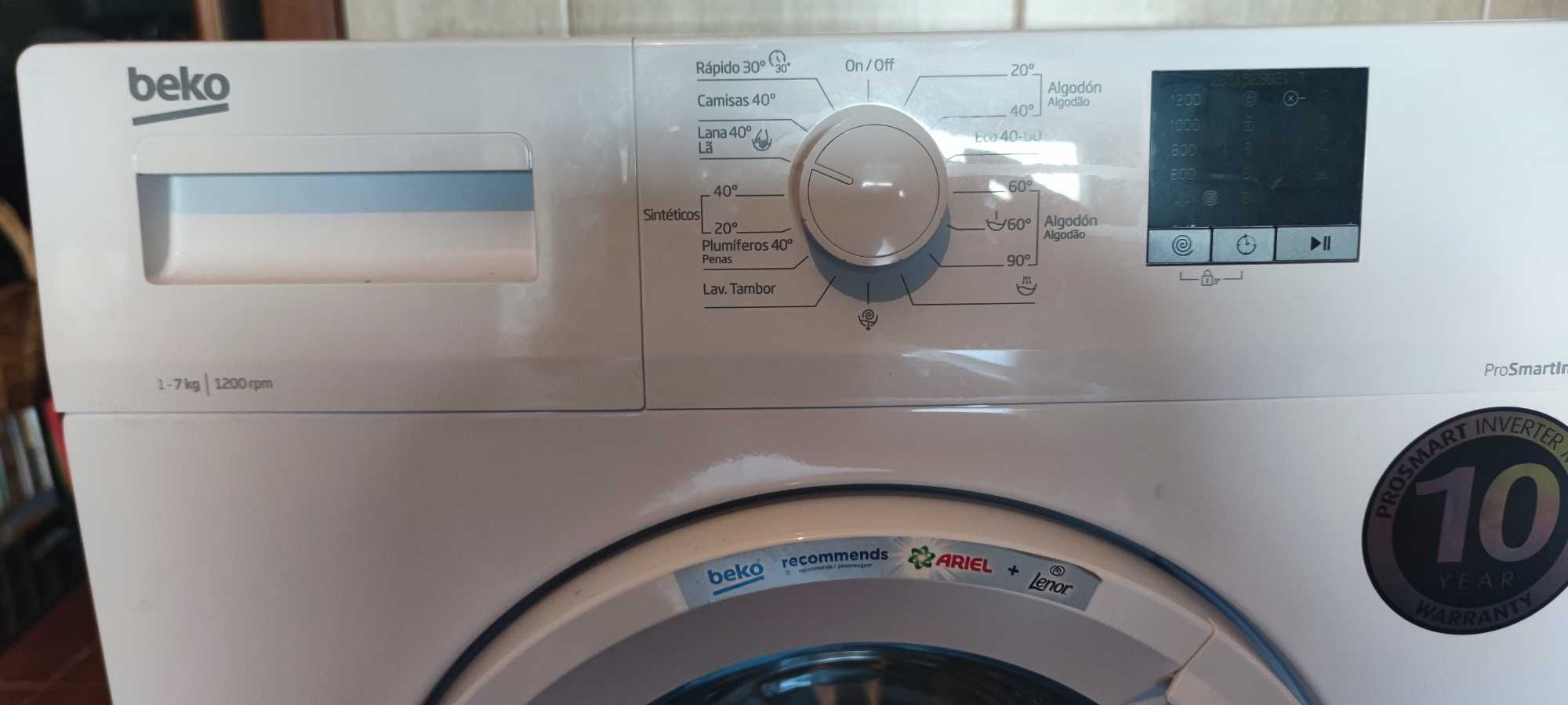 Máquina de lavar roupa nova BEKO