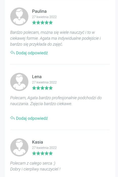 Angielski stacjonarnie zdalnie matura egzamin 8klasisty konwersacje