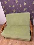 Kanapa rozkładana - sofa w kolorze zielonym