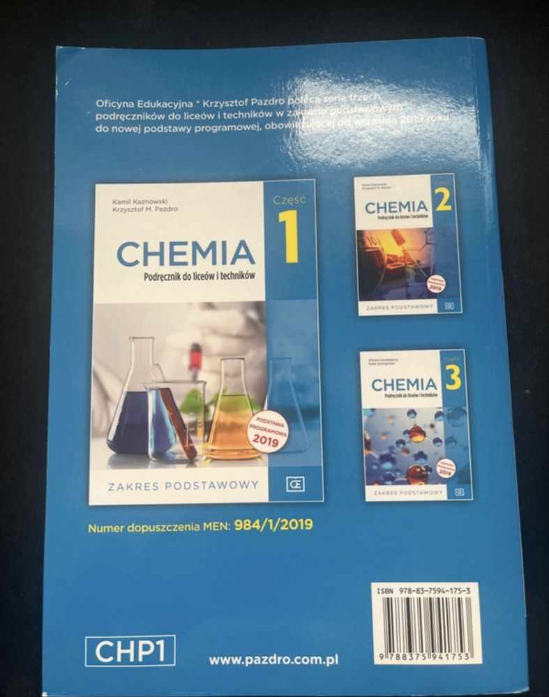 Podręcznik Chemia 1