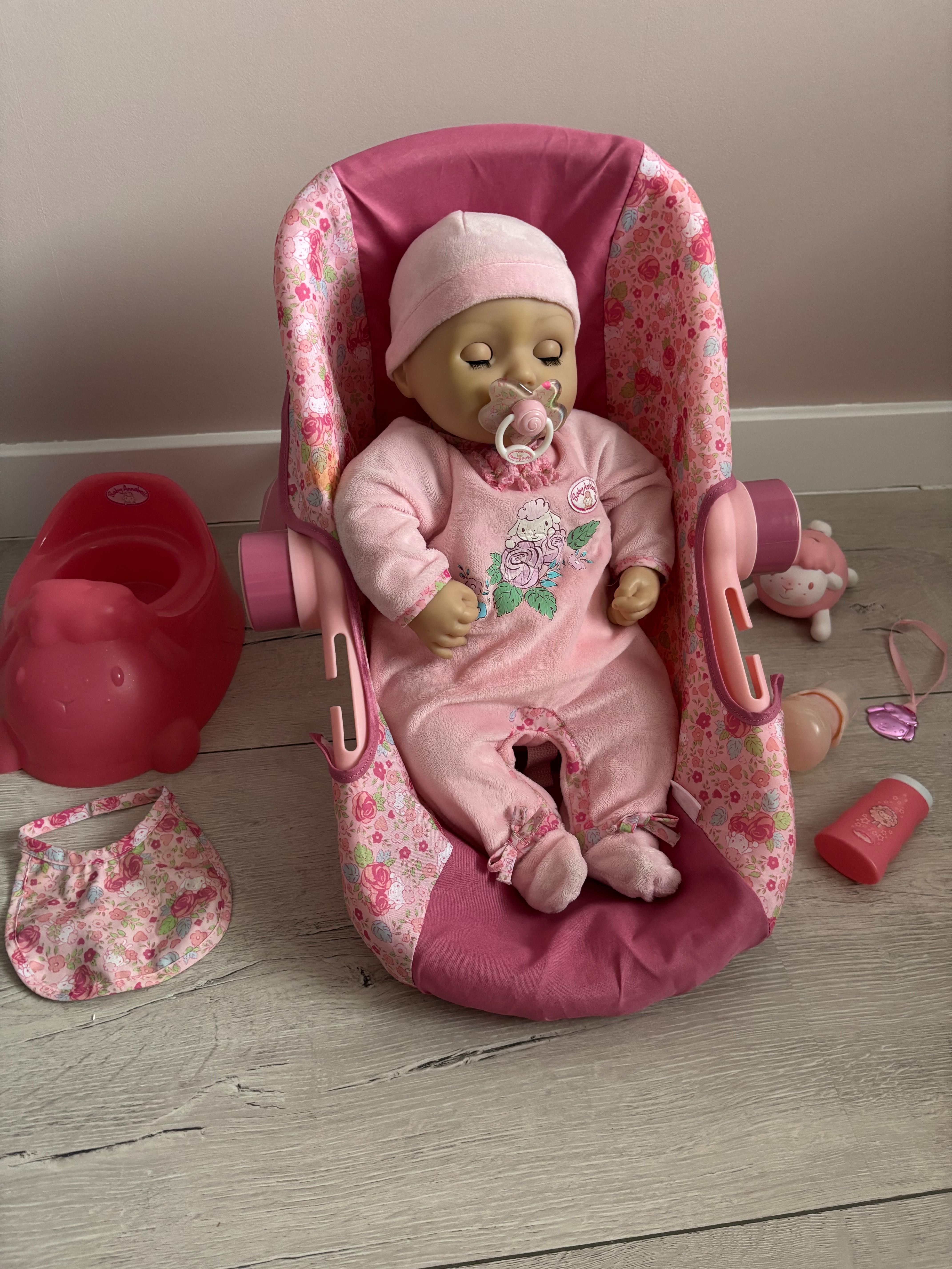 Lalka interaktywna Baby Annabell Nosidełko nocnik