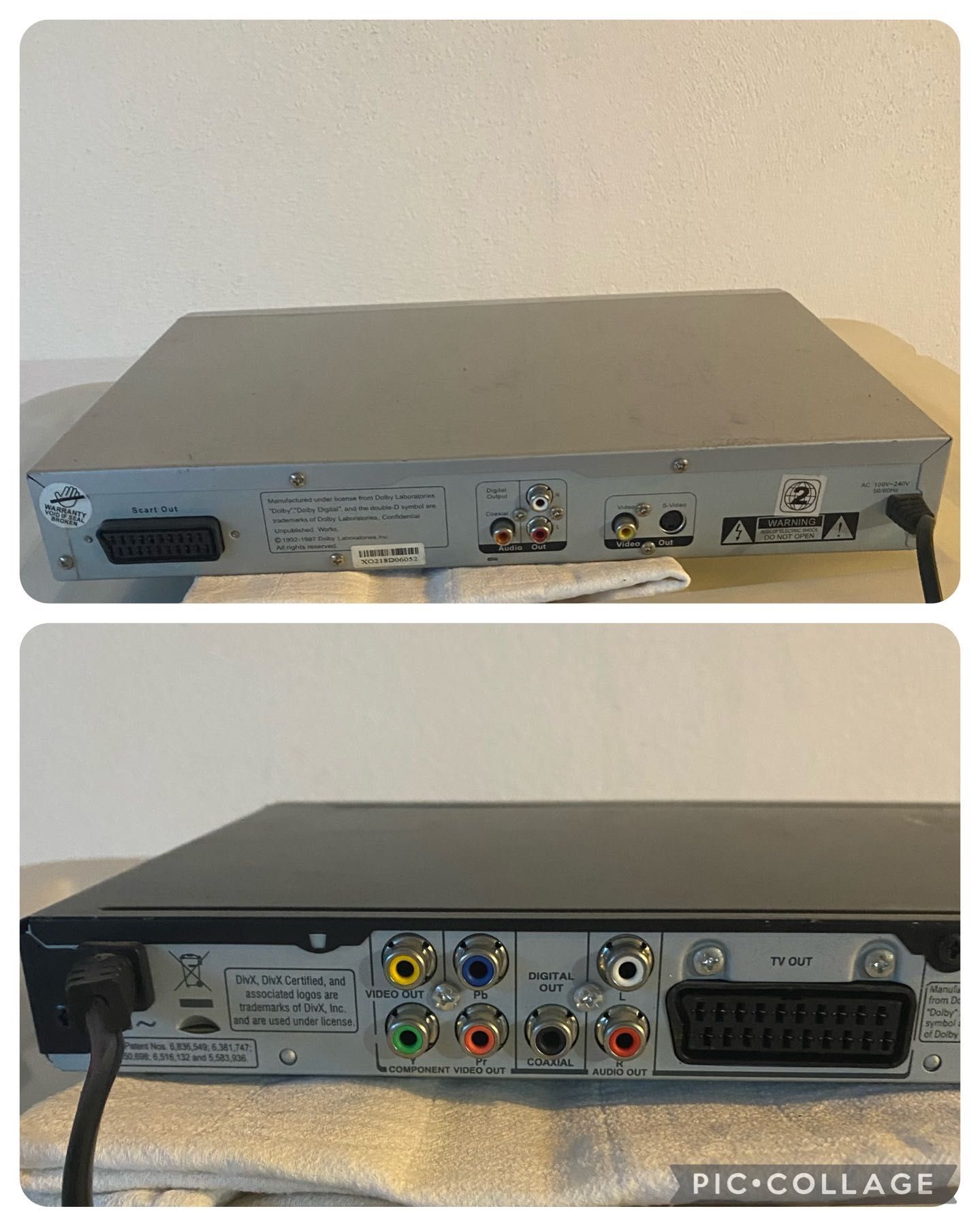 TV Sanitron + 2 leitores de DVD (Philips e Mitsai)
