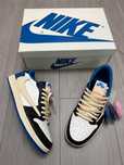 TravisScott\Jordan1*Retro*DamskieNikeAIrniebieski UnisexTrampki.44