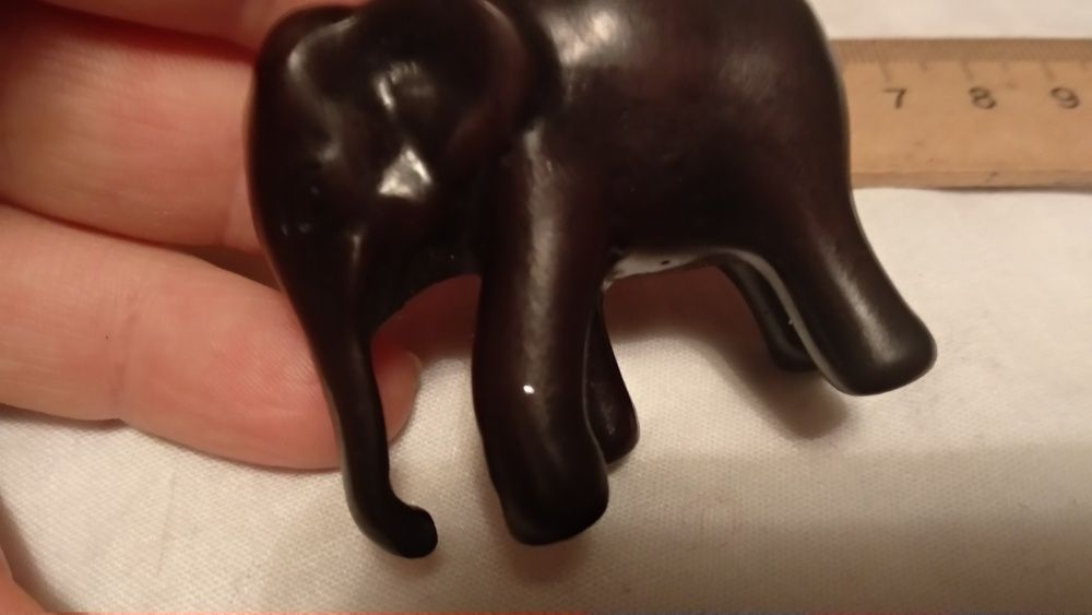 ДЕКОР настольный сувенир темный слон фигурка статуэтка интерьер индия