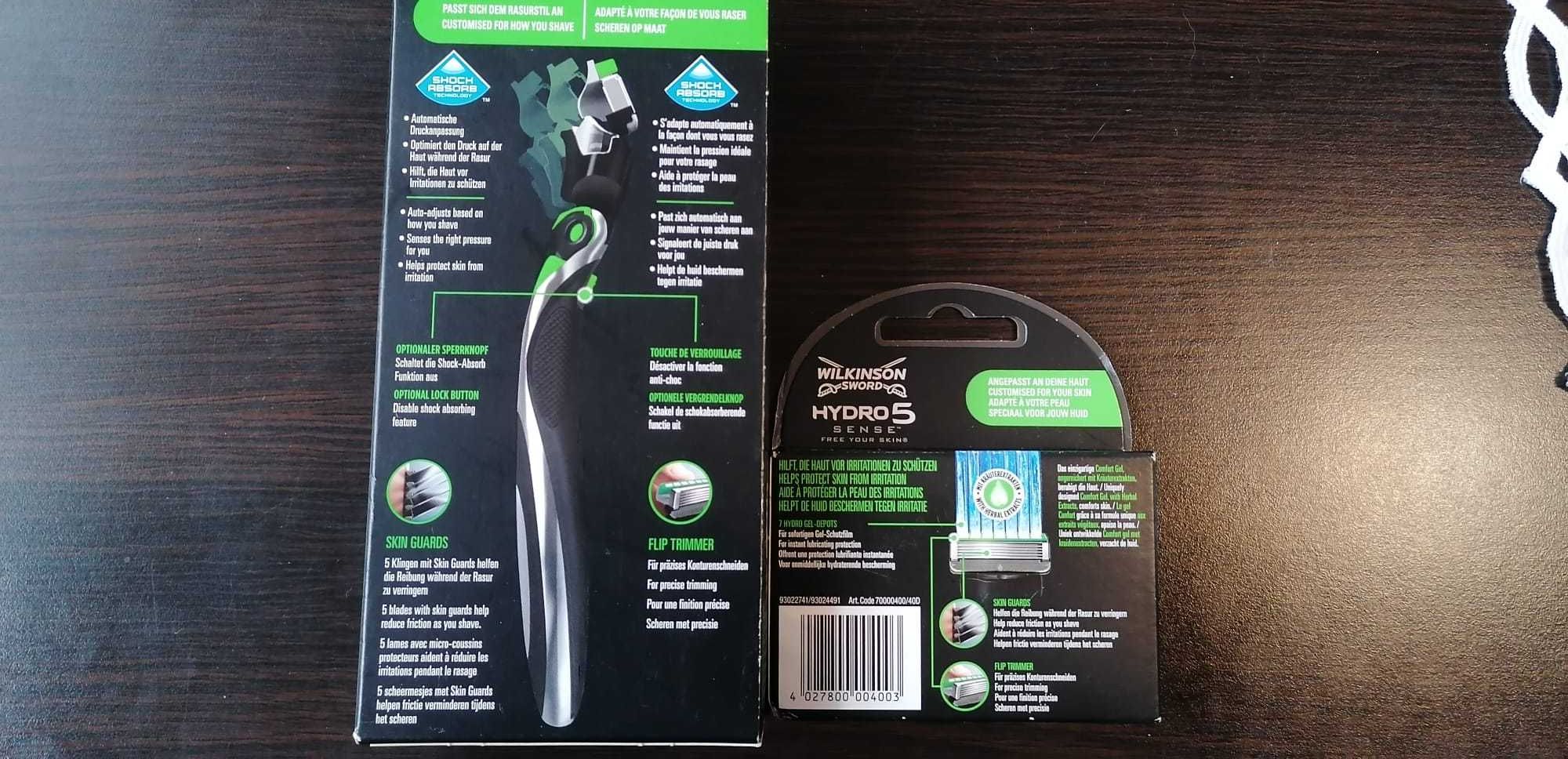 Wilkinson Sword Hydro 5 Sense Comfort  maszynka plus  4szt.