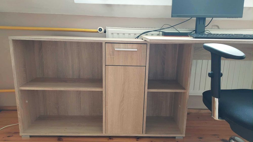 Zestaw Biurko modułowe 120x60cm z szafką 120x30cm