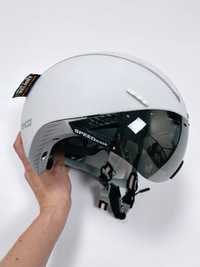 Велосипедний шлем велошолом+маска очки Cas-Co 1820 Roadster Speedmask