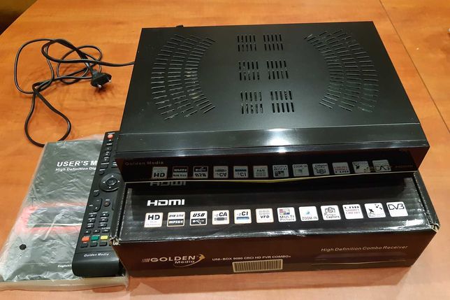 Dekoder Golden Media  UNI-BOX 9080 CRCI COMBO+ DVB-S/S2 + DVB-T