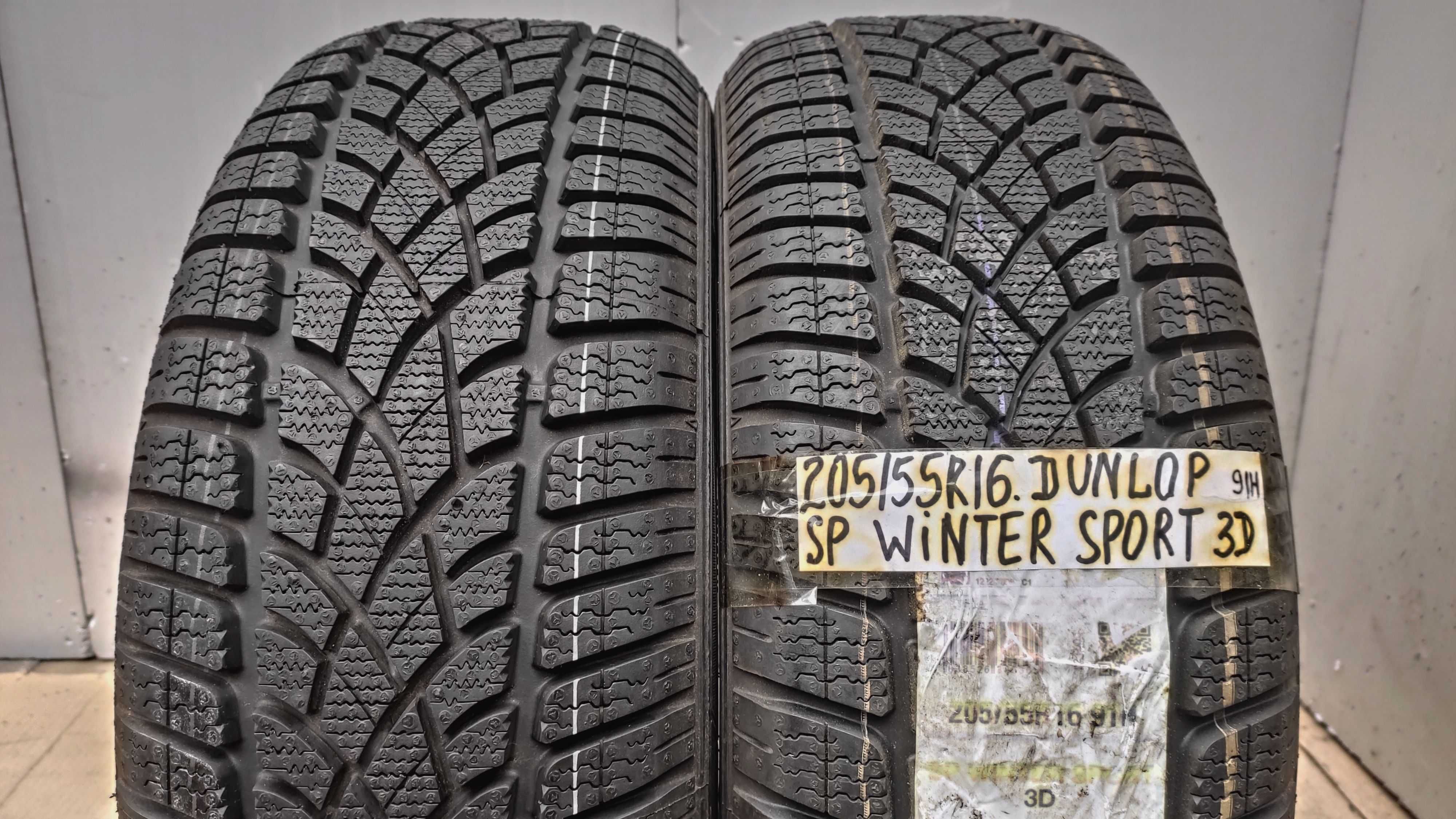 шини 205/55R16.  Dunlop 99%. Зима. Пари. Комплект.