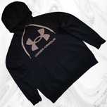Худі Under Armour Essentials suelto cream big logo fleece (Розмір L)