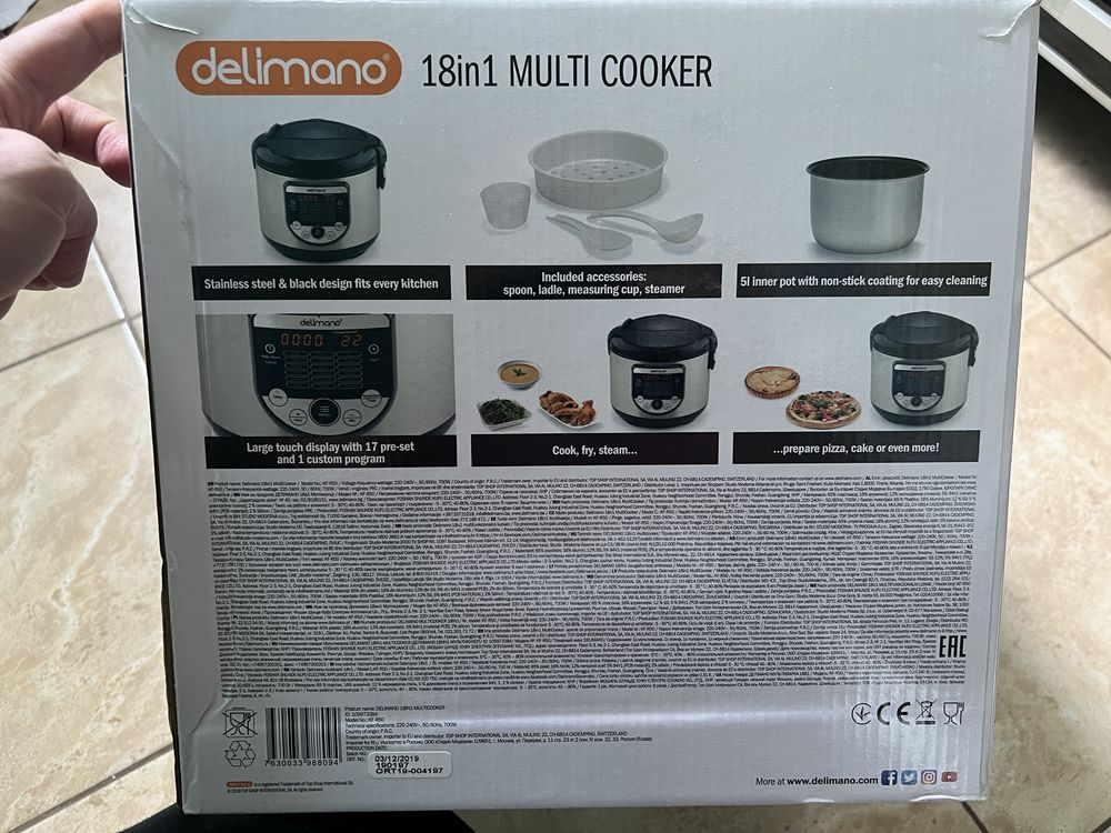 Multi cooker 18w1 DELIMANO