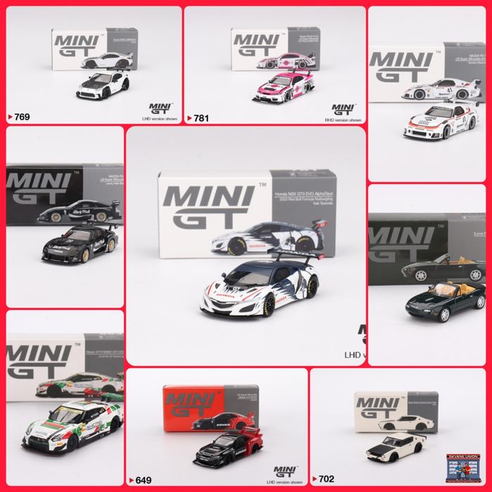 Моделі MiniGT та KAIDO HOUSE BMW, Lamborghini, Nissan, BMW 1:64