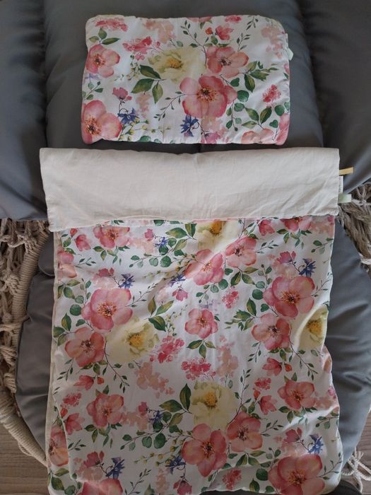 CUDNY Komplet pościeli 70x50 z wypełnieniem kołdra i podusia do łożka.