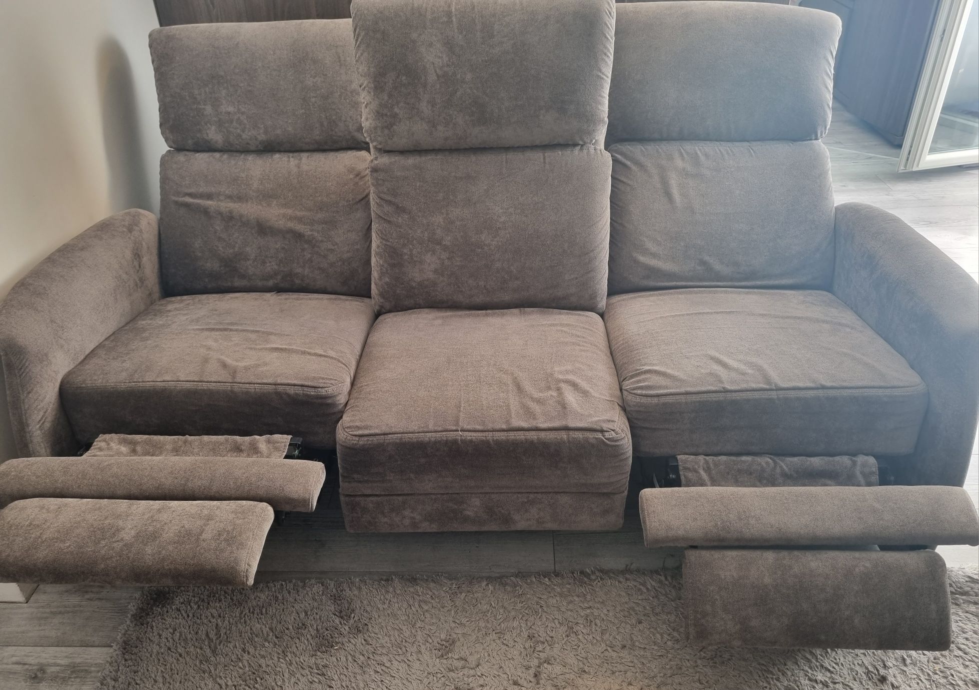 Kanapa sofa 3osobowa do salonu z funkcją rozkładania Relax