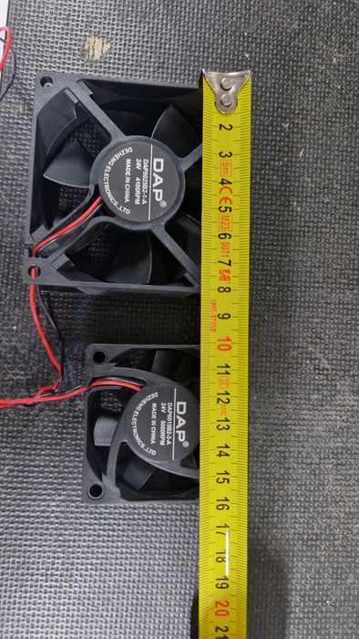 64 sztuki Wentylatory 24v  60mm  i 80mm