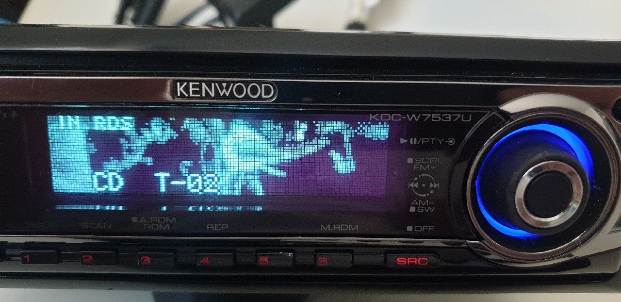 Автомагнитола 1DIN Kenwood KDC-W7537U