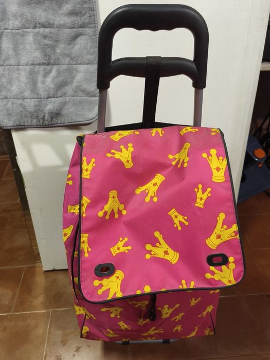 Carrinho de compras, trollley, com bolsos, resistente