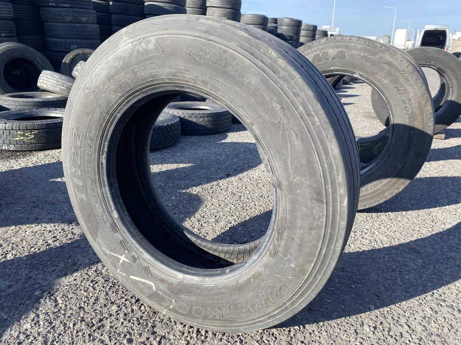 Opona używana ciężarowa naczepowa 245/70R19.5 HANKOOK TH22 th 22