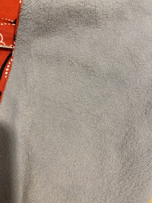 Czerwona chusta szal ponczo poncho narzutka dwustronna wzorek