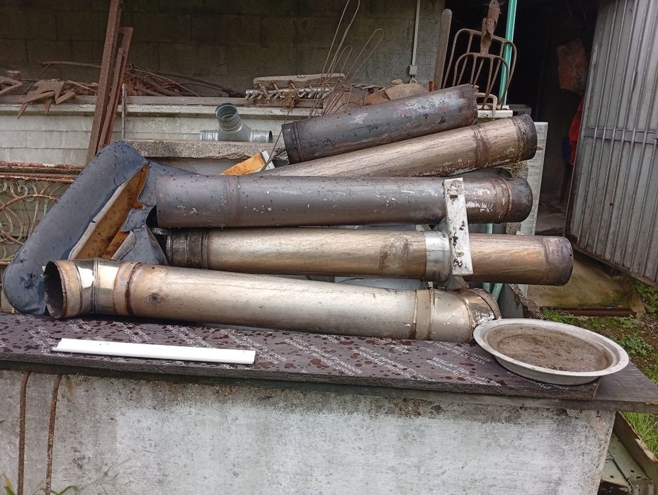 Salamandra a lenha com fornalha