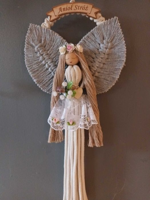 Anioł Stróż, 19 cm x 42 cm