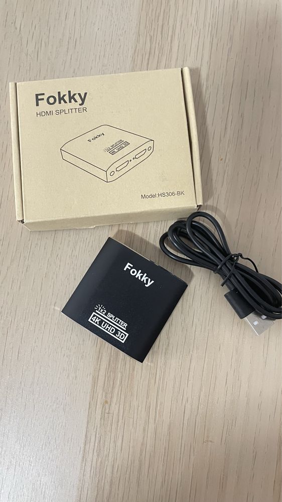 Techole hs306 splitter Rozgałęźnik HDMI 1 w 2 OUT