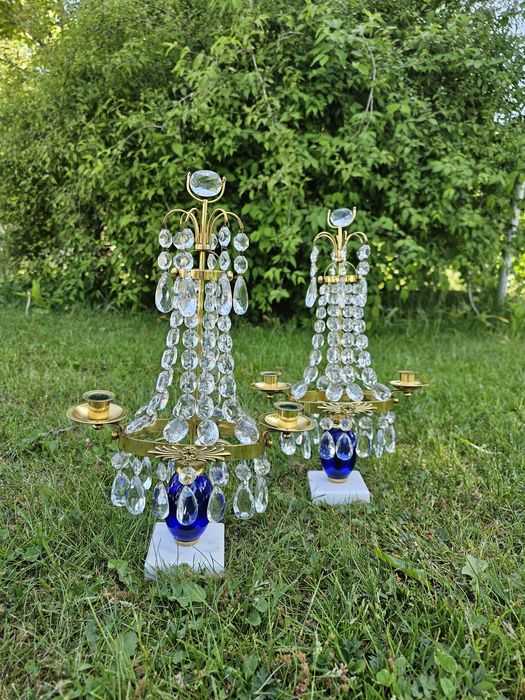 Вінтажні жирандолі , канделябри.