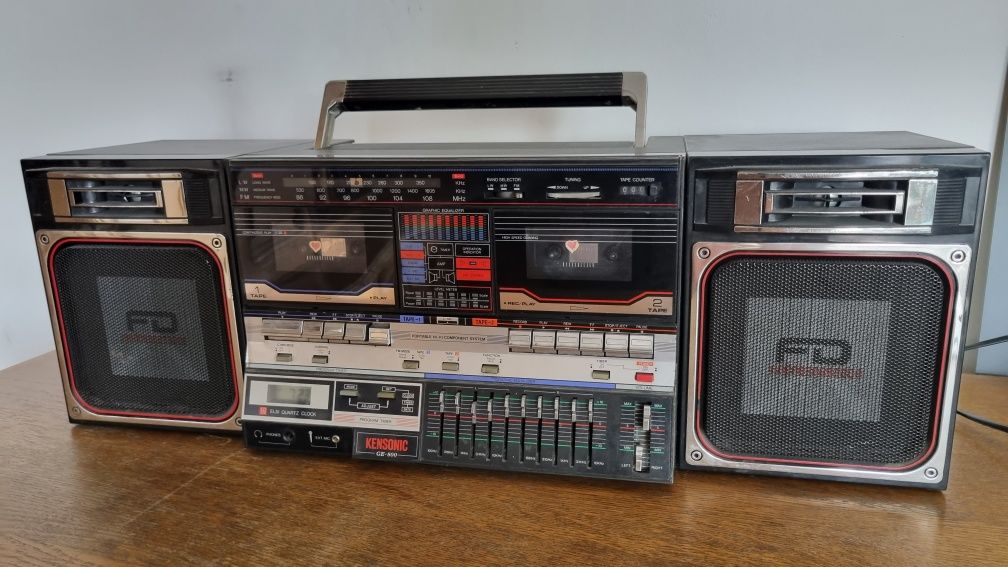 Boombox vintage Kensonic GE-800