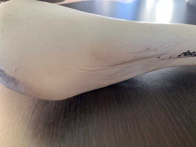 Selle Italia Turbo siodełko skórzane biale damskie