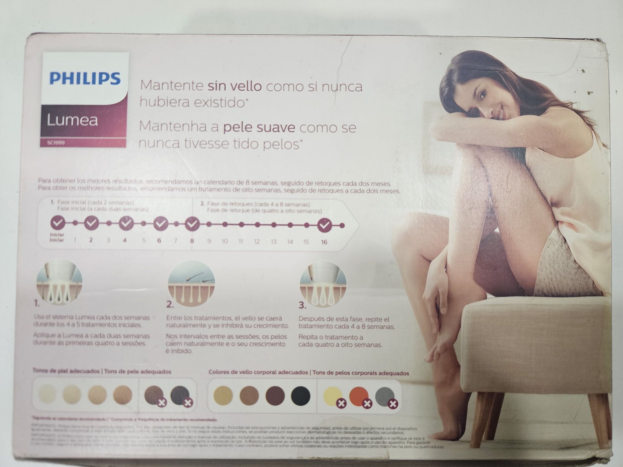 Depiladora a Laser Philips Advanced  IPL Lumea