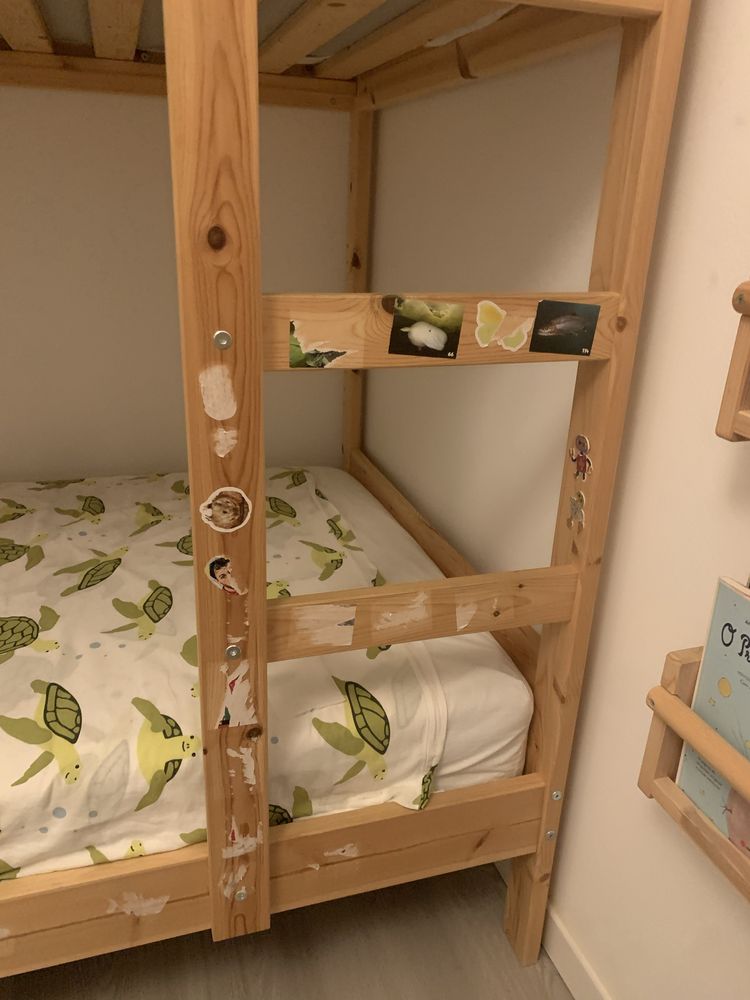 Beliche IKEA Myrdal + colchão – 190 euros