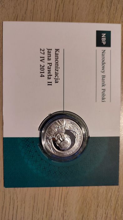 Moneta kolekcjonerska Jan Paweł II