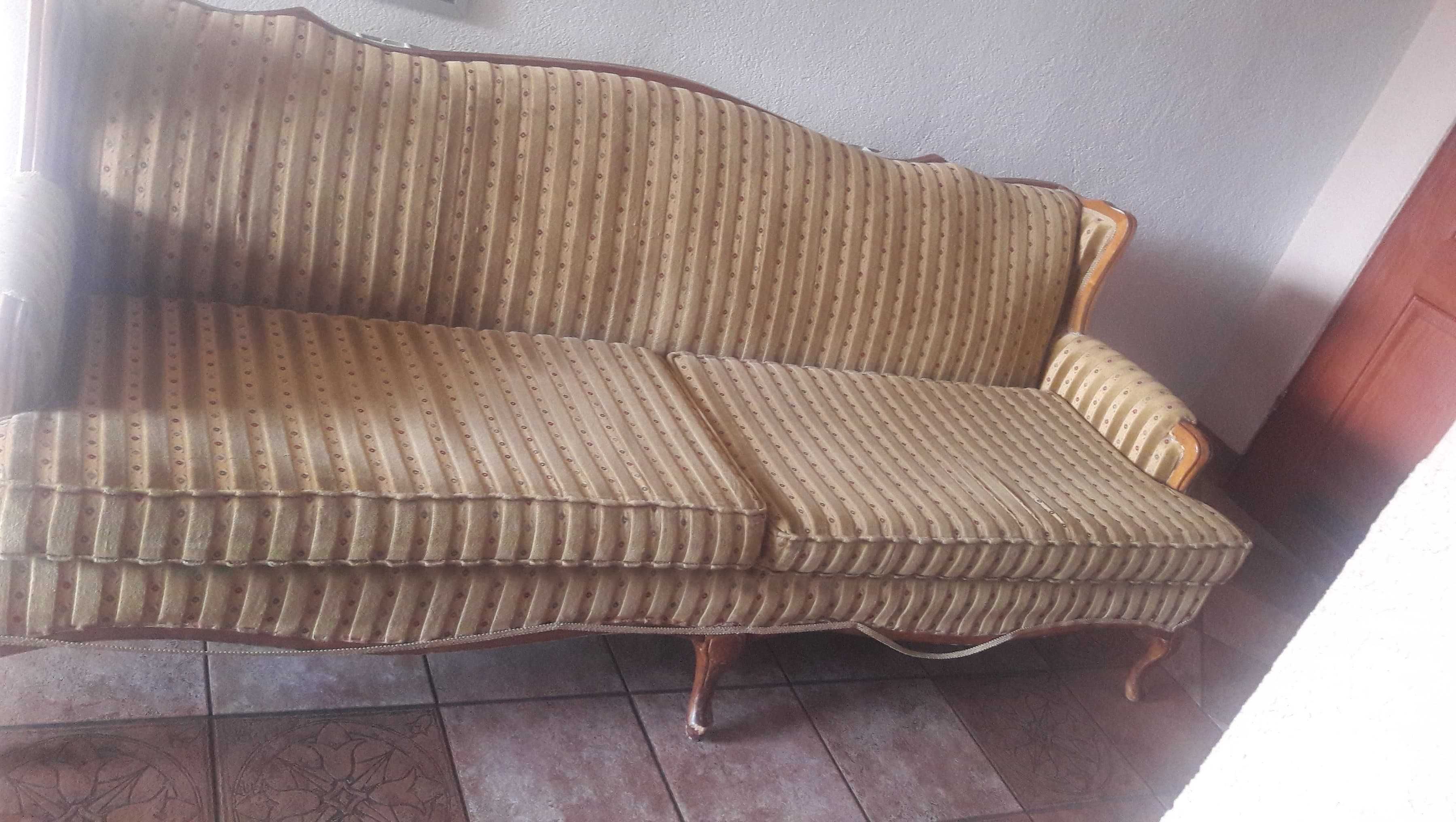 Kanapa szezlong sofa gięte nogi