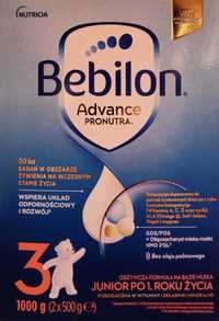 Zestaw 3X Mleko modyfikowane Bebilon Advance Pronutra 3 1000g