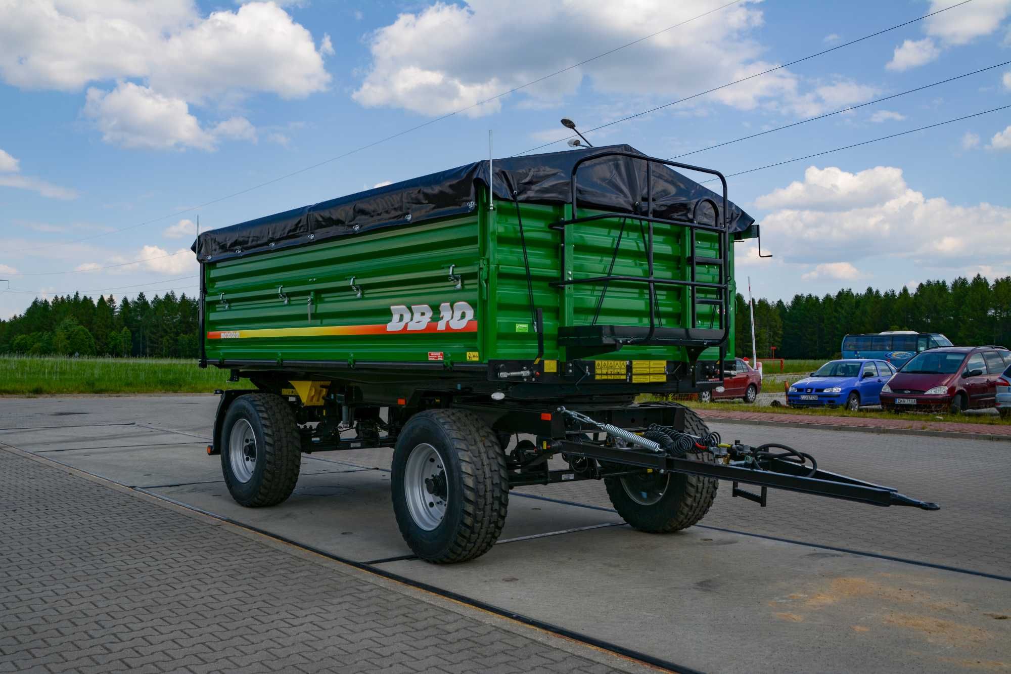 Przyczepa rolnicza wywrotka METAL-TECH DB 8 Ton 10 Ton PLANDEKA GRATIS
