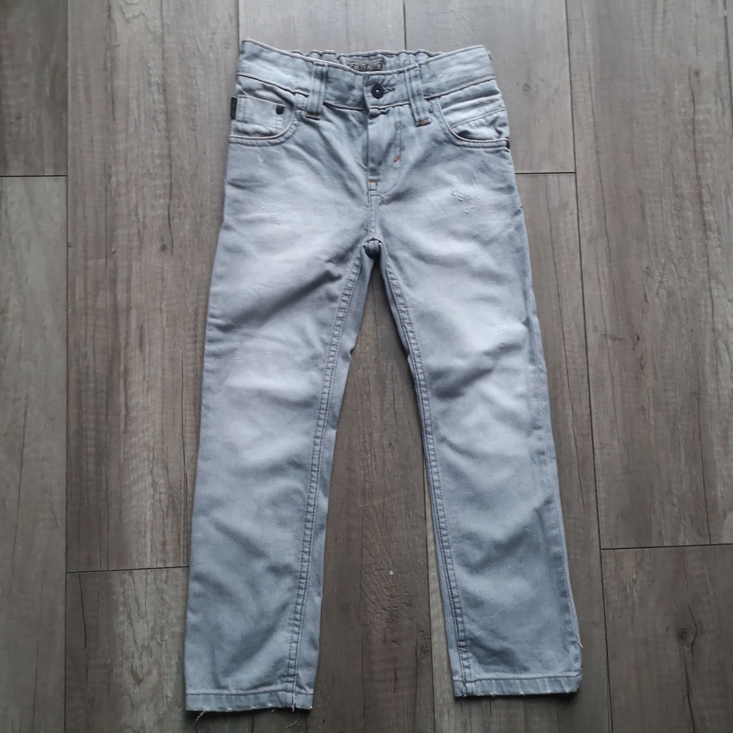 Szare jeansy na 5-6 lat (110-116 cm) NEXT