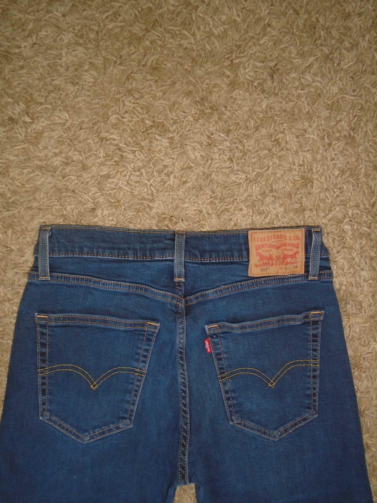 Джинсы Levis 512 USA W32 L34