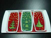 Loiça Natal - Prato louça - Conjunto de 4 Peças - MCHOICE