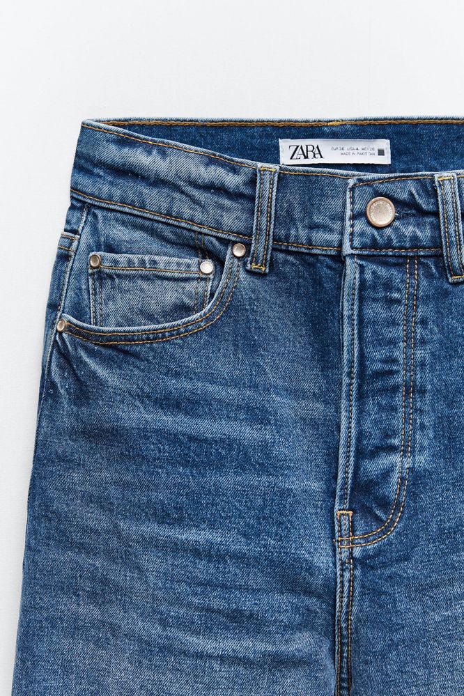 Джинси Zara High rise vintage slim jeans