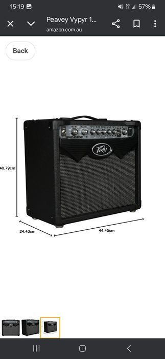 Amplificador digital Peavey Vypyr 15