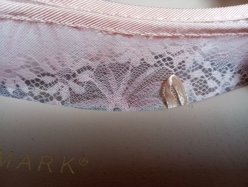 Nowe baleriny koronkowe 39 Primark pudrowy róż