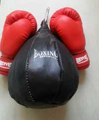 Комплект Боксерська груша(капля)+рукавиці