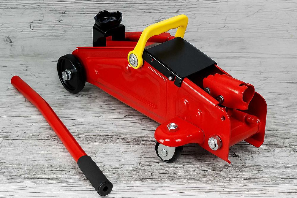 Домкрат 2 т підкатний гідравлічний Elektromet домкрат подкатной