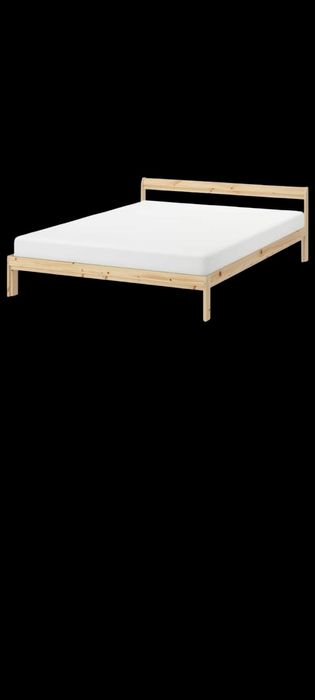 Estrutura de cama de pinho e estrado  NEIDEN 140X200