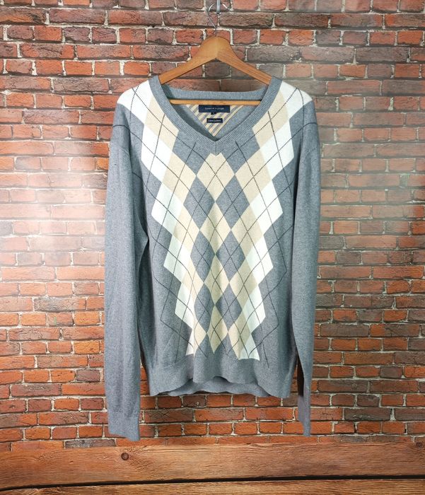 Nowy, męski sweter Tommy Hilfiger Cotton Cashmere, rozmiar L